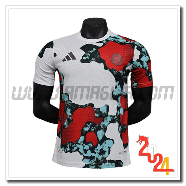 Maglia Calcio Bayern Monaco Edizione speciale 2024 2025 Bianco