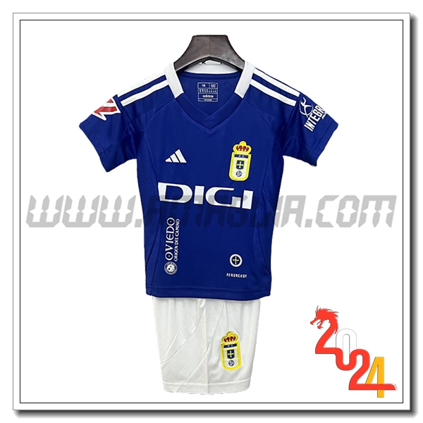 Kit Maglia Real Oviedo Bambino Prima 2024 2025