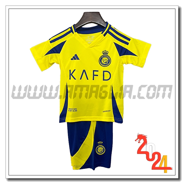 Kit Maglia Al-Nassr Bambino Prima 2024 2025