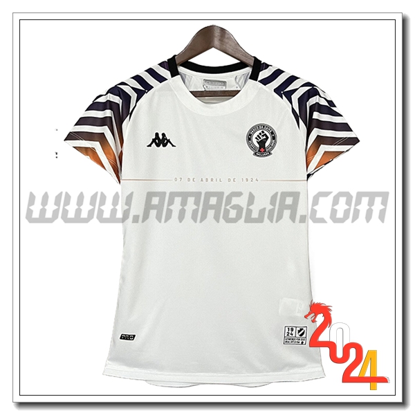 Maglia Calcio CR Vasco Da Gama Donna Edizione speciale 2024 2025 Bianco