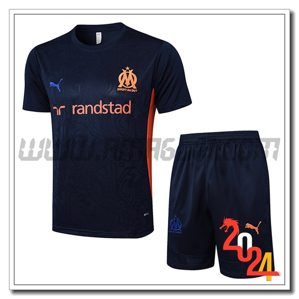 Kit Maglia Allenamento Marsiglia Blu Reale 2024 2025
