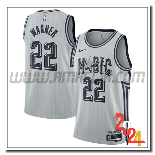 Maglia Orlando Magic (WAGNER #22) 2024/25 Bianco/Grigio
