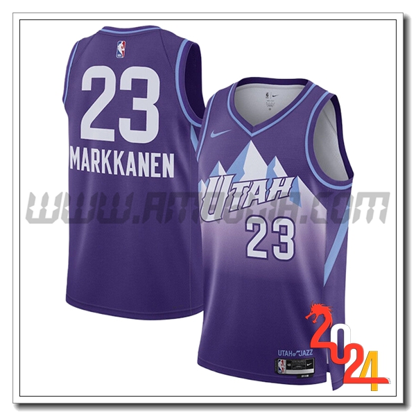 Maglia Utah Jazz (MARKKANEN #23) 2024/25 viola