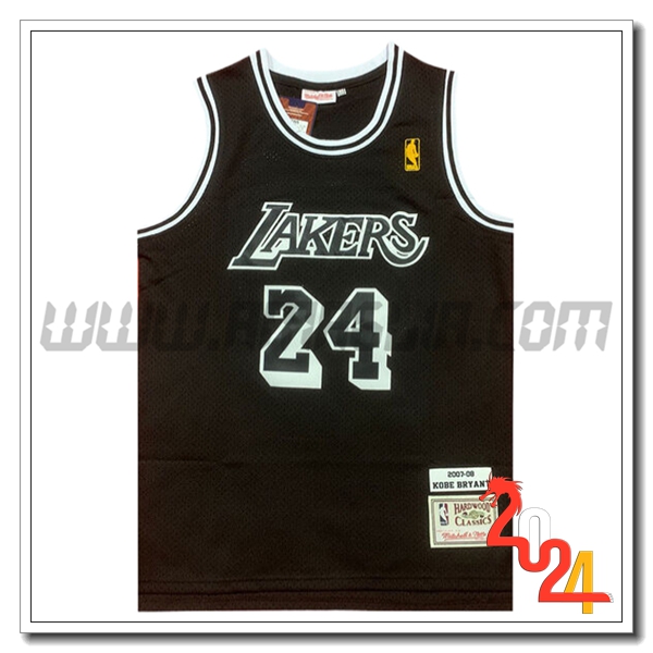 Maglia Los Angeles Lakers (BRYANT #24) 2024/25 Nero/Bianco