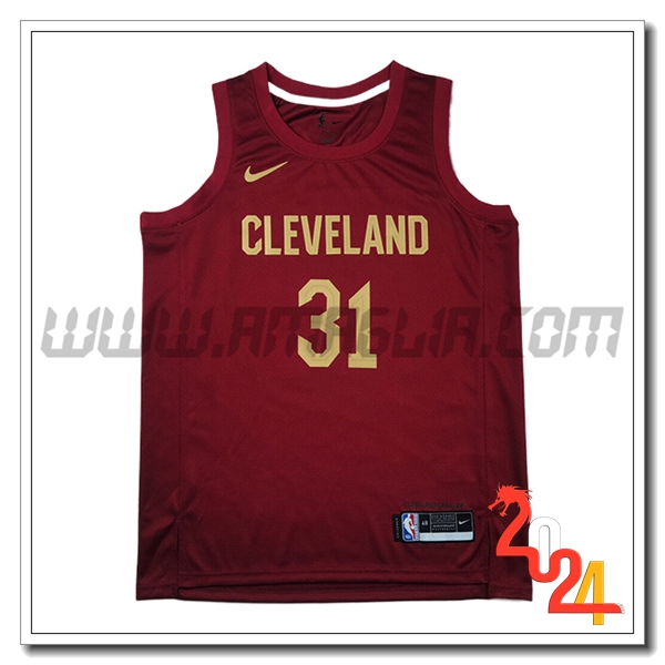 Maglia Cleveland Cavaliers (ALLEN #31) 2024/25 Rosso/Giallo