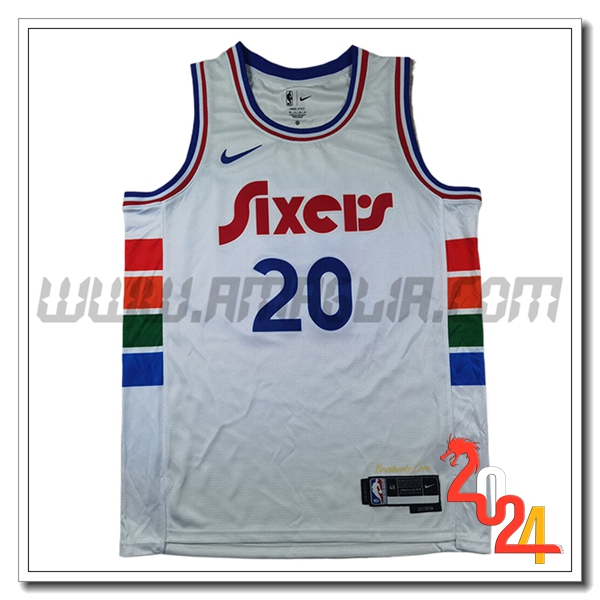 Maglia Philadelphia 76ers (McCAIN #20) 2024/25 Bianco
