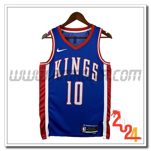 Maglia Sacramento Kings (DEROZAN #10) 2024/25 Blu/Rosso/Bianco