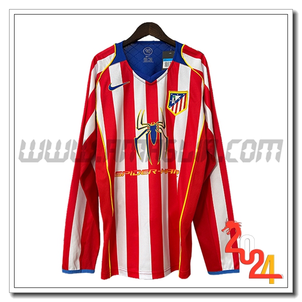 Prima Maglia Retro Atletico Madrid Maniche lunghe 2004/2005