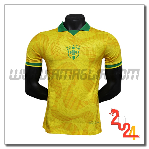 Maglia Squadra Brasile Edizione Speciale 2024 2025 Giallo