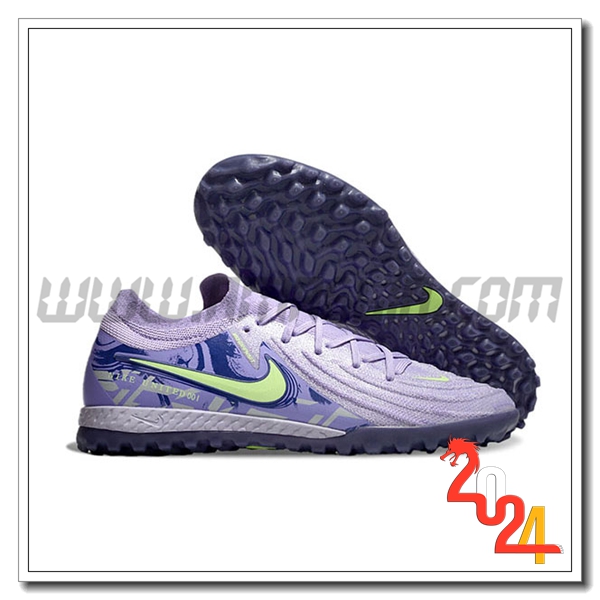 Nike Scarpe Da Calcio Phantom GX II EliteTF viola/Verde