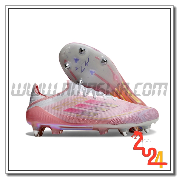 Adidas Scarpe Da Calcio F50 Elite SG Rosa/Bianco