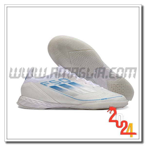 Adidas Scarpe Da Calcio F50 PRO IC Bianco/Blu