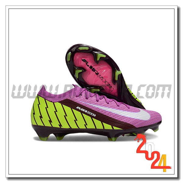 Nike Scarpe Da Calcio AIR Zoom Mercurial Vapor 16 Elite XXV FG viola/Verde/Bianco