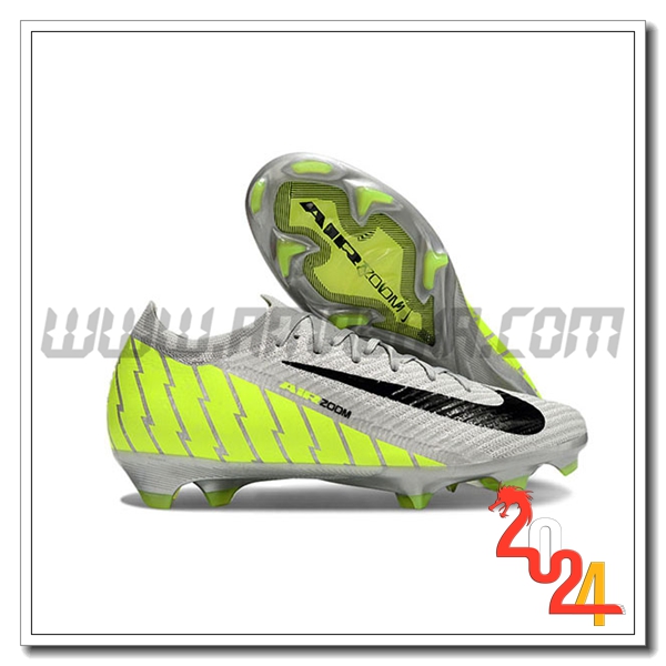 Nike Scarpe Da Calcio AIR Zoom Mercurial Vapor 16 Elite XXV FG Grigio/Verde/Nero