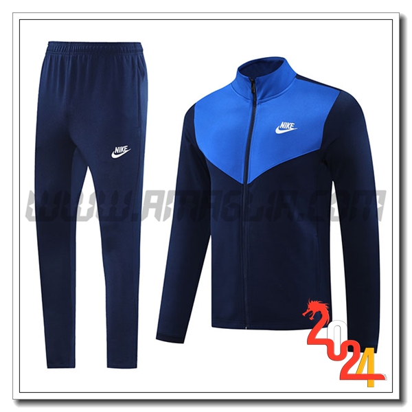 Tuta Giacca Allenamento Nike Blu Marina 2024 2025