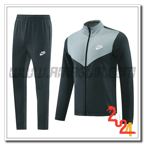 Tuta Giacca Allenamento Nike Grigio 2024 2025