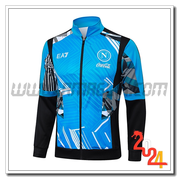 Giacca Calcio SSC Napoli Blu/Nero 2024 2025
