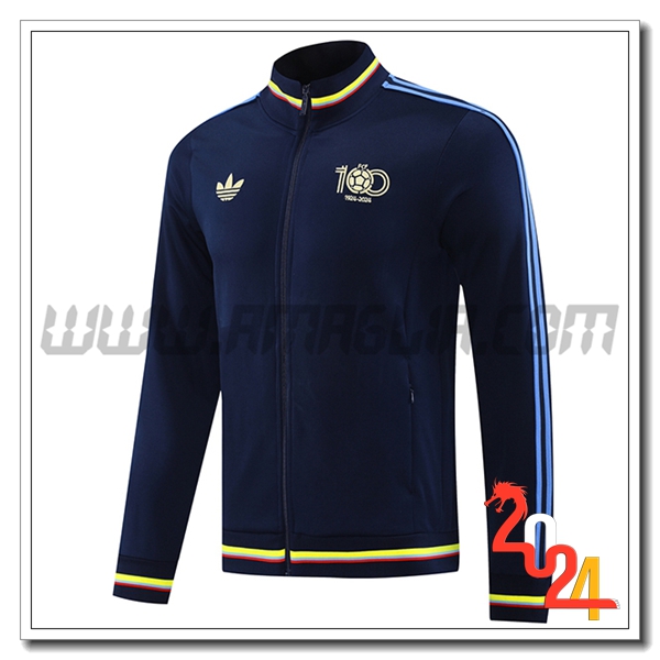 Giacca Calcio Colombia Blu Marina 2024 2025