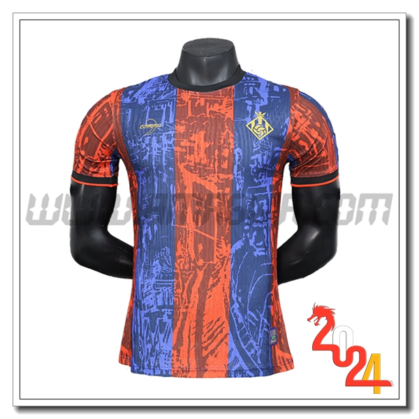 Maglia Calcio FC Barcellona Edizione Speciale 2024 2025 Rossa Blu