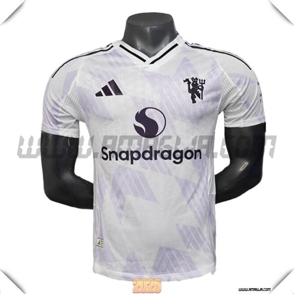 Seconda Maglia Calcio Manchester United Versione trapelata 2025/2026