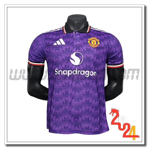 Maglia Calcio Manchester United Edizione Speciale 2024 2025 Viola