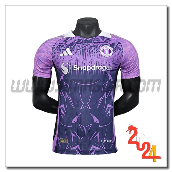 Maglia Calcio Manchester United Edizione Speciale 2024 2025 Viola