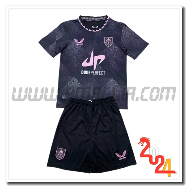 Kit Maglia Burnley Bambino Seconda 2024 2025