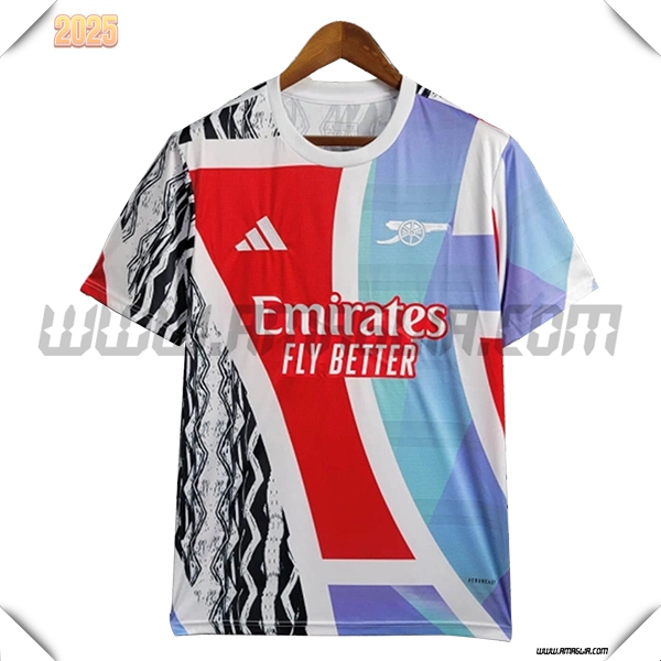 T Shirt Allenamento Arsenal Blu/Rosso/Nero 2025 2026