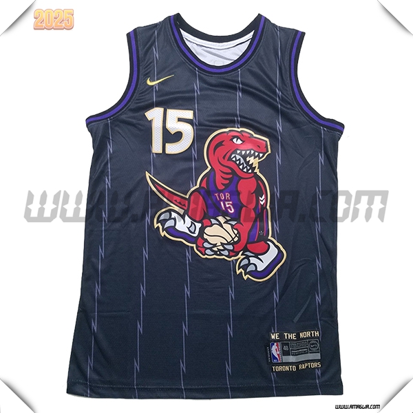 Maglia Toronto Raptors (CARTER #15) 2025/26 Nero