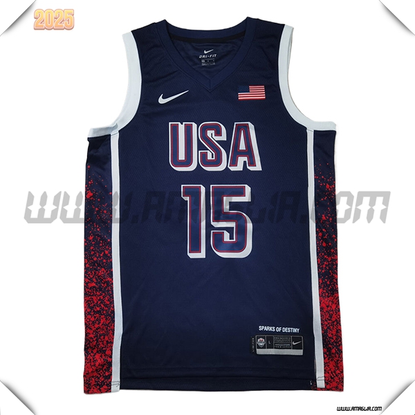 Maglia USA (BOOKER #15) 2025/26 Blu Scuro