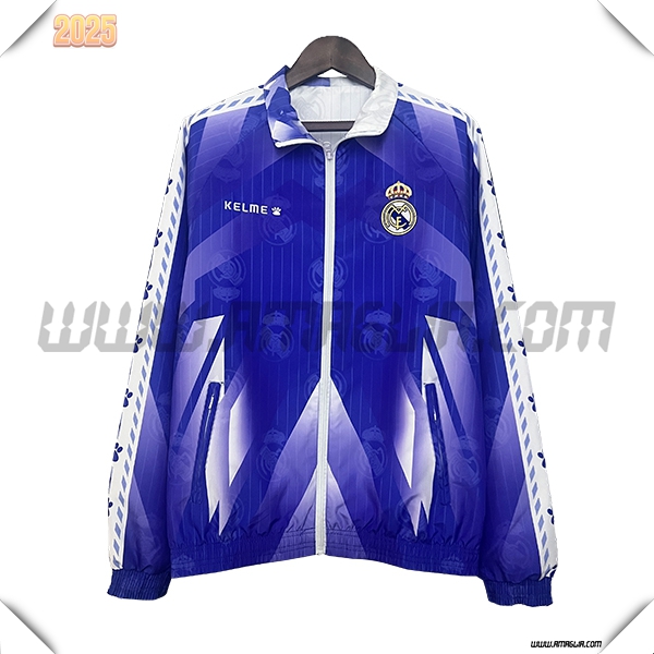 Giacca A Vento Real Madrid viola/Bianco 2025 2026