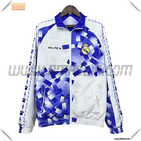 Giacca A Vento Real Madrid Bianco/viola 2025 2026