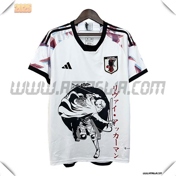Maglia Squadra Giappone Edizione speciale 2024 2025 Bianco