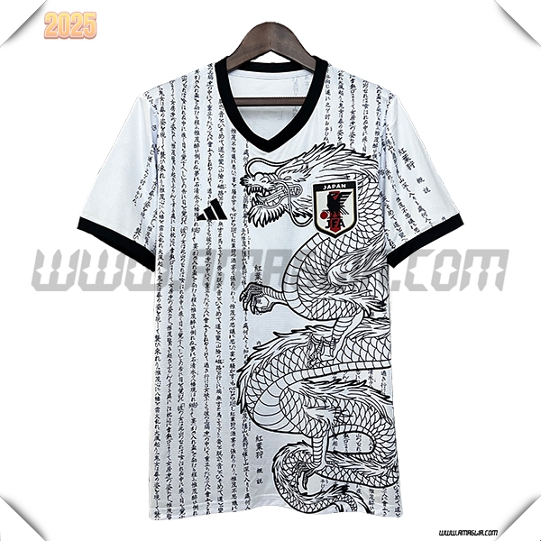 Maglia Squadra Giappone Edizione speciale 2024 2025 Bianco