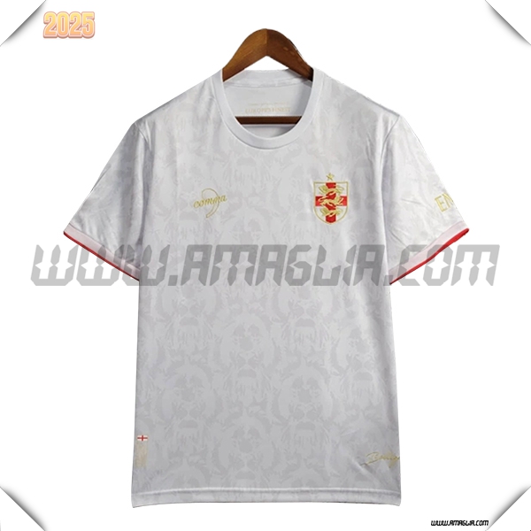 Maglia Squadra Inghilterra Edizione speciale 2024 2025 Bianco