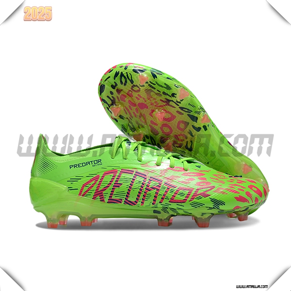 Adidas Scarpe Da Calcio 25 Predator Elite FG Verde/Rosso
