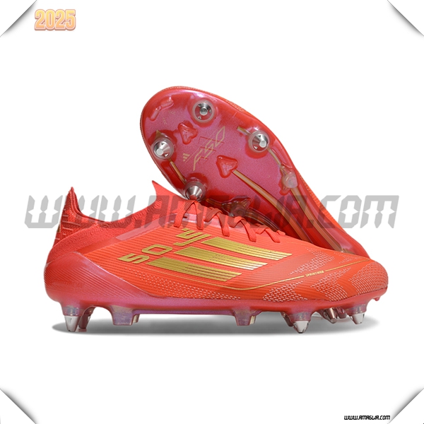 Adidas Scarpe Da Calcio F50 Elite SG Arancia/Rosa/Giallo