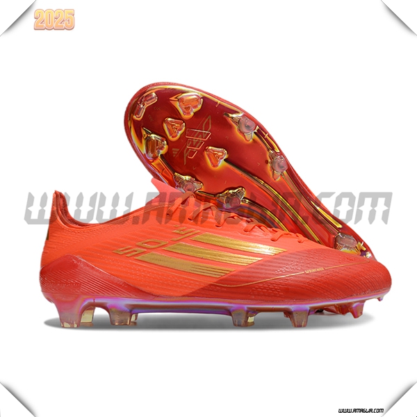 Adidas Scarpe Da Calcio F50 ELITE FG Arancia/Rosa/Giallo -02