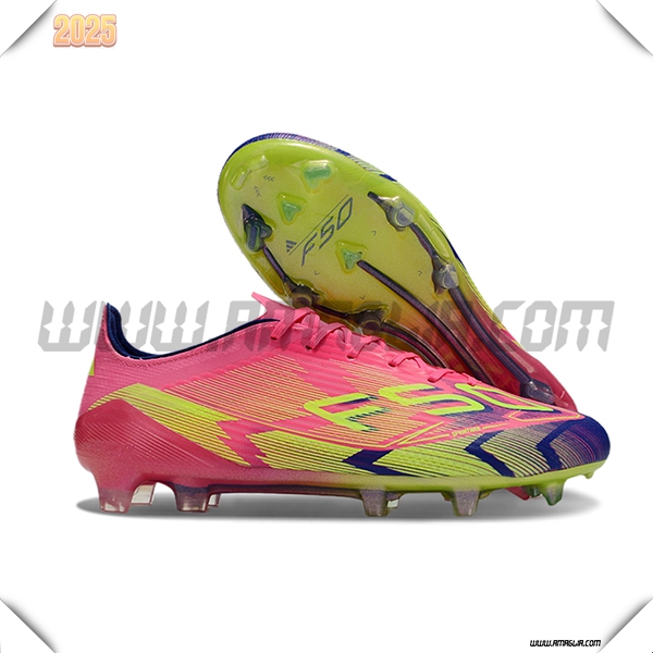 Adidas Scarpe Da Calcio F50 ELITE FG Rosa/Verde/viola