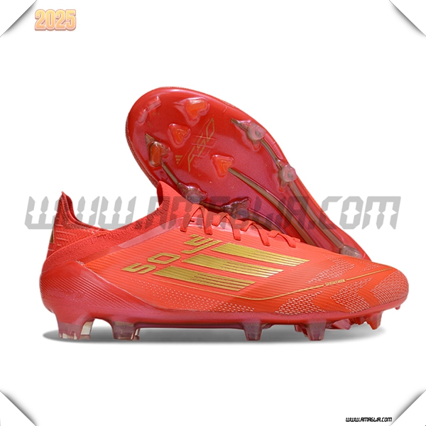 Adidas Scarpe Da Calcio F50 Elite FG Arancia/Rosa/Giallo -03
