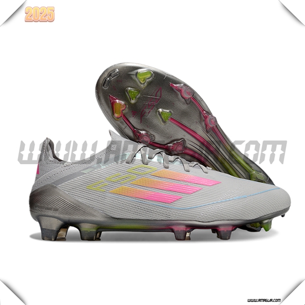 Adidas Scarpe Da Calcio F50 Elite FG Grigio/Rosa
