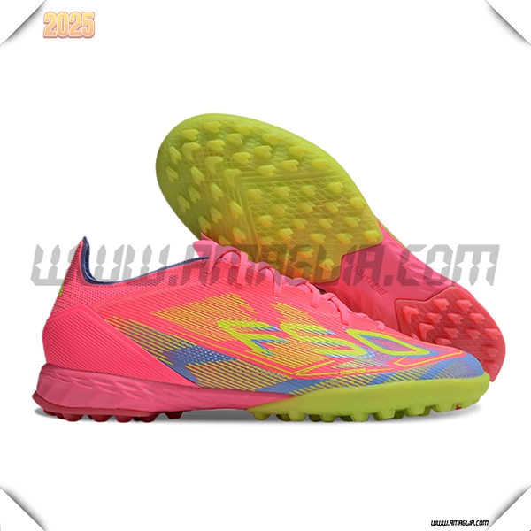 Adidas Scarpe Da Calcio F50 PRO TF Rosa/Verde/Blu