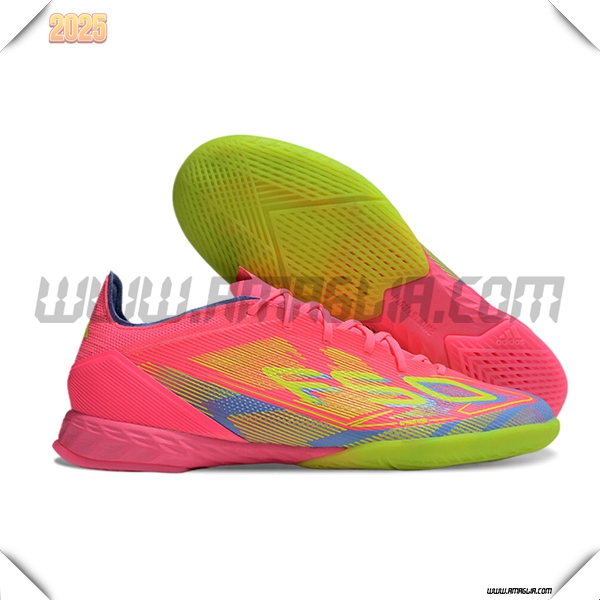 Adidas Scarpe Da Calcio F50 PRO IC Rosa/Verde/Blu