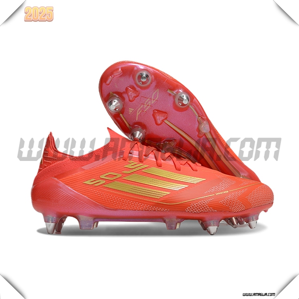 Adidas Scarpe Da Calcio F50 Elite SG Arancia/Rosa/Giallo -02