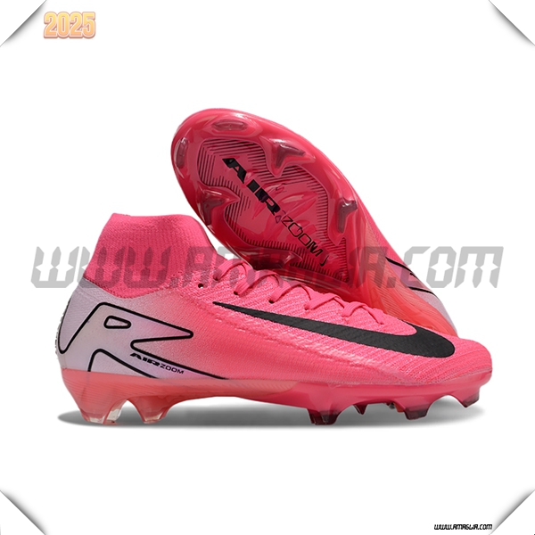 Nike Scarpe Da Calcio Air Zoom Mercurial Superfly IIX Elite FG Rosa/Nero -02