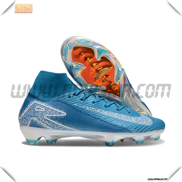 Nike Scarpe Da Calcio Air Zoom Mercurial Superfly IIX Elite FG Blu/Bianco