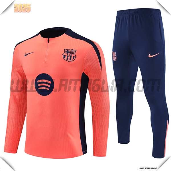 Tuta Allenamento FC Barcellona Arancia/Blu 2025 2026