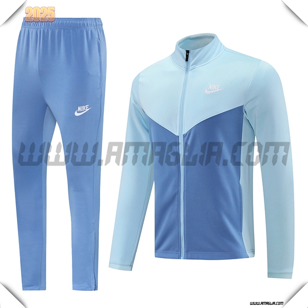Tuta Allenamento Giacca Nike Blu 2025 2026