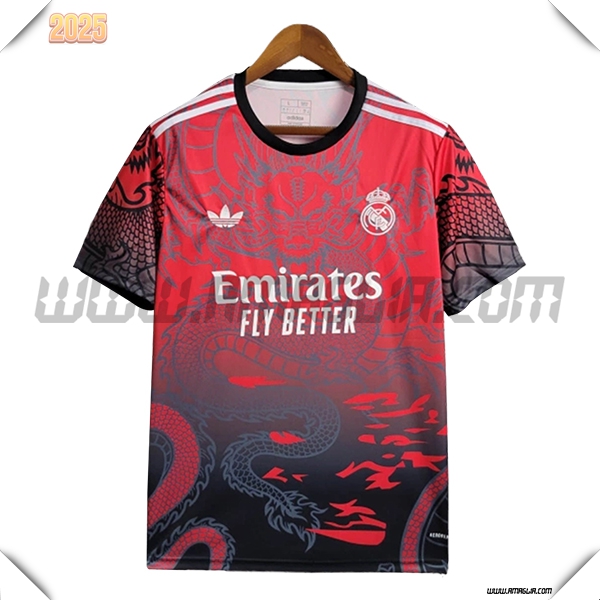 Maglia Calcio Real Madrid Edizione speciale 2024 2025 Rosso