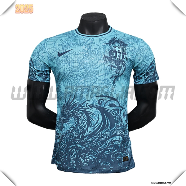 Maglia Calcio FC Barcellona Edizione speciale 2024 2025 Azzurro chiaro